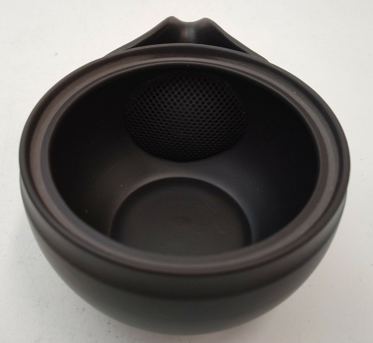 Takasuke Kiln (Y122) 高資陶苑: Tokoname Hohin Tea Pot, Black, Ceramic Mesh Strainer 160 ml