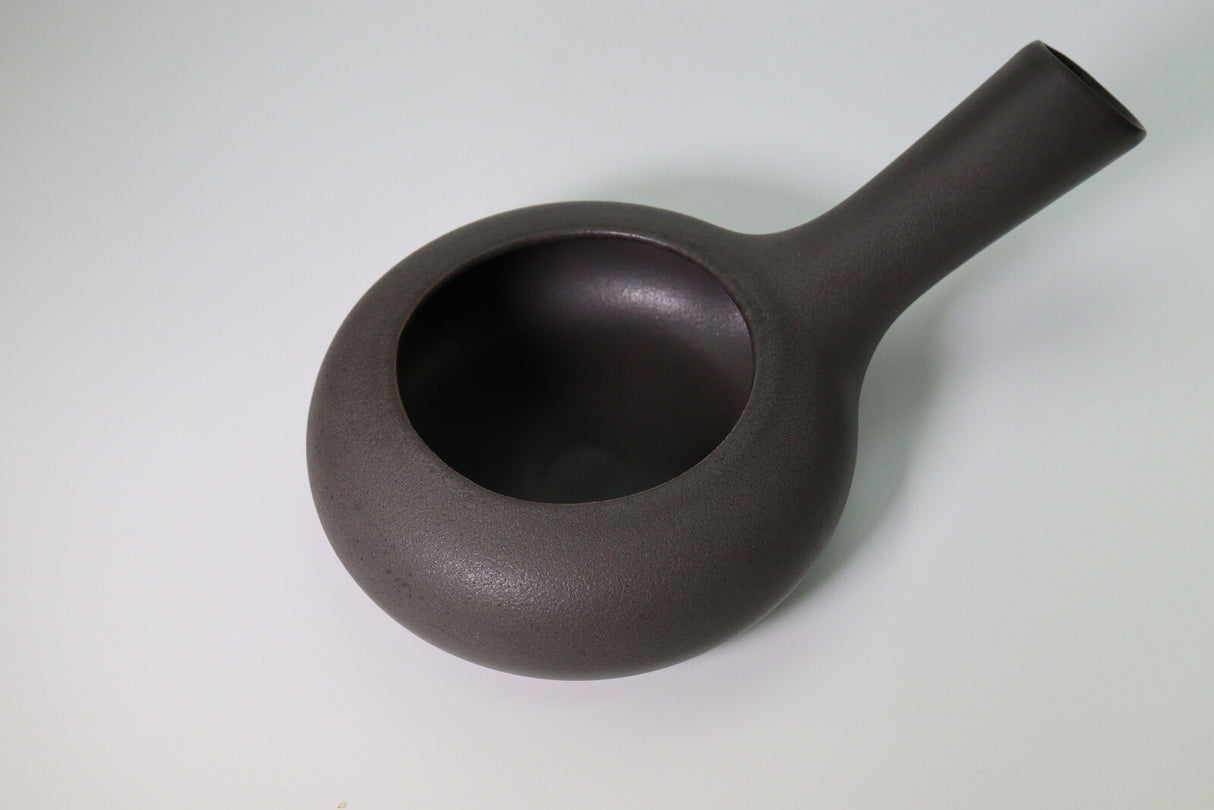 ヤマキ イカイ:ミニ陶器製茶焙煎器(宝六)黒(FY507)