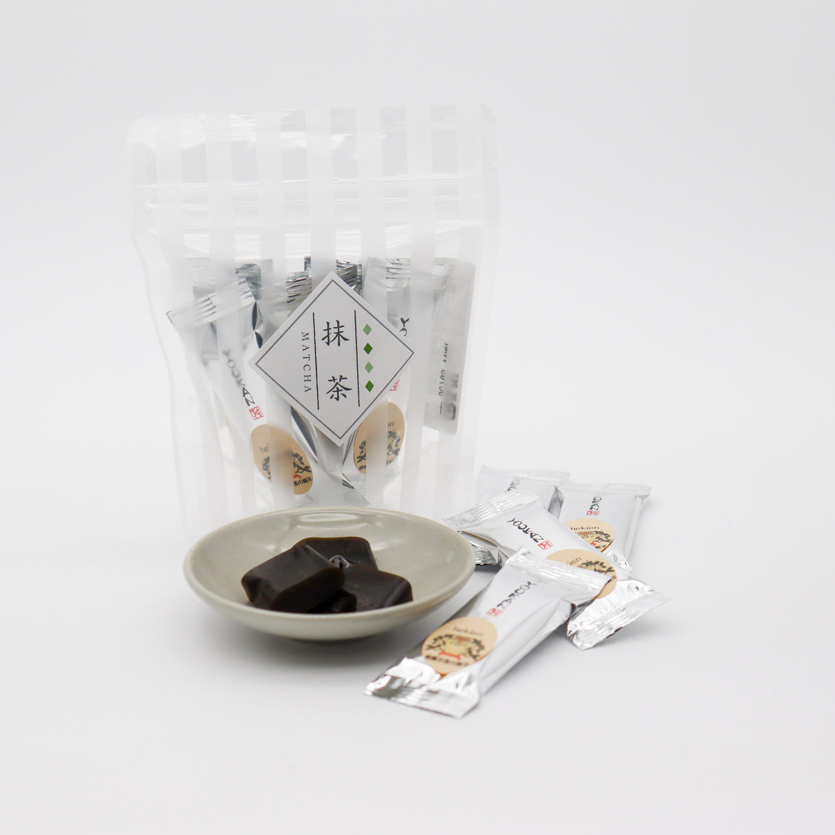 Hekien Ocha no Jumpei: Bite-Sized Matcha Yokan (Sweet Bean Jelly) ひとくち抹茶羊羹 yunomi.life