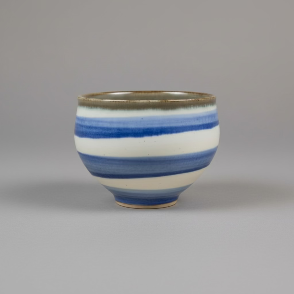 Kaoli Nakamura: Blue Stripe Bowl