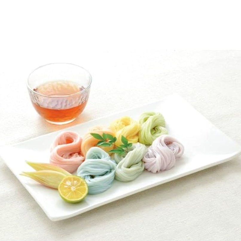 Miwa no Niji (みわの虹)— Premium Rainbow Miwa Somen Noodles yunomi.life