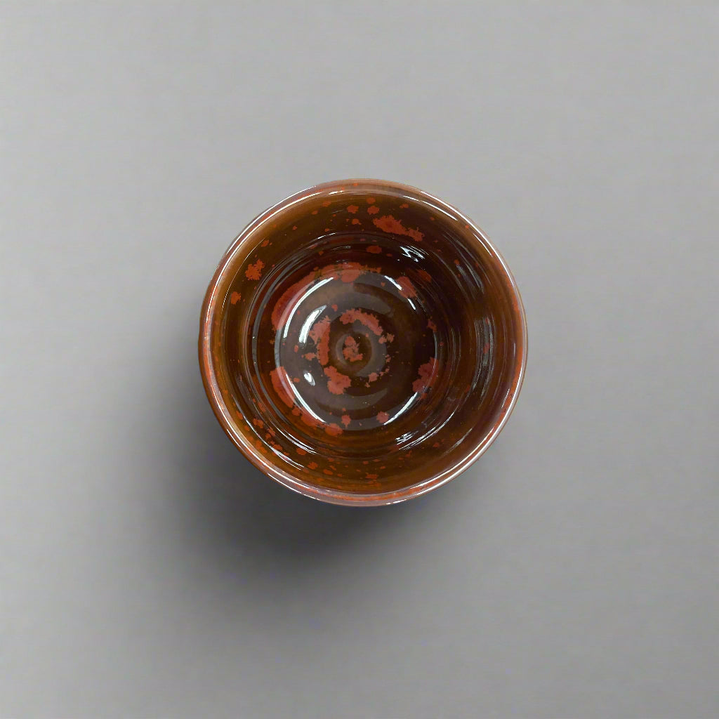 青安窯:彫絵美濃焼 ぐい呑み 5個セット 木箱付き 削ぎ五様 ぐい呑揃え