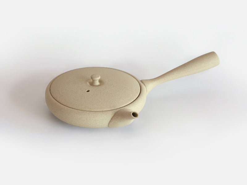 人水窯:TOKI - KINARI 平常滑急須(100ml、オフホワイト)