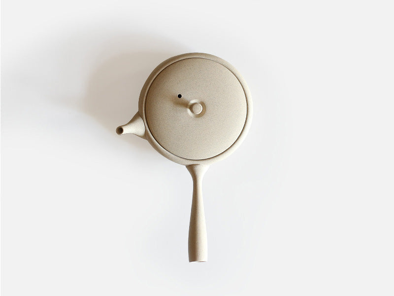 人水窯:TOKI - KINARI 平常滑急須(100ml、オフホワイト)