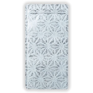 Seiwa 10563: hopea Washi-paperikassi, litteä, alhaalta täytettävä, 115 x 230