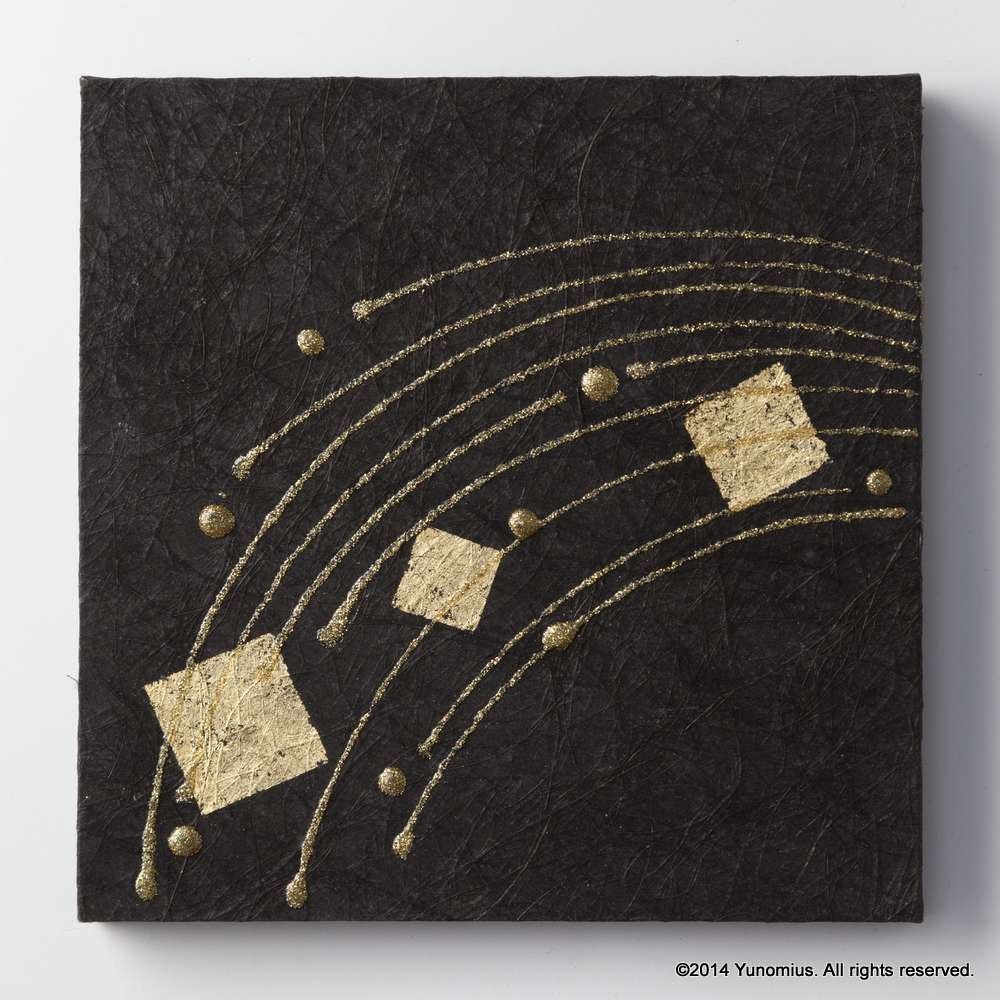 Hana & Haku: Decorative Washi Paper Panel (Black #2) - Yunomi.life
