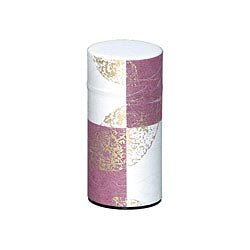 Okumura Seikan: Tea Can, Washi Paper - Gold leaf purple 讃香 紫 - Yunomi.life