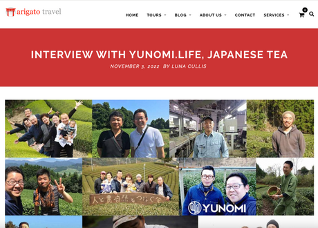 Featured Interview on Arigato Travel