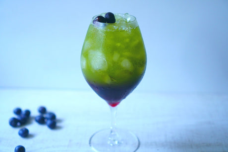 Matcha Blueberry Mocktail Recipe - Yunomi.life