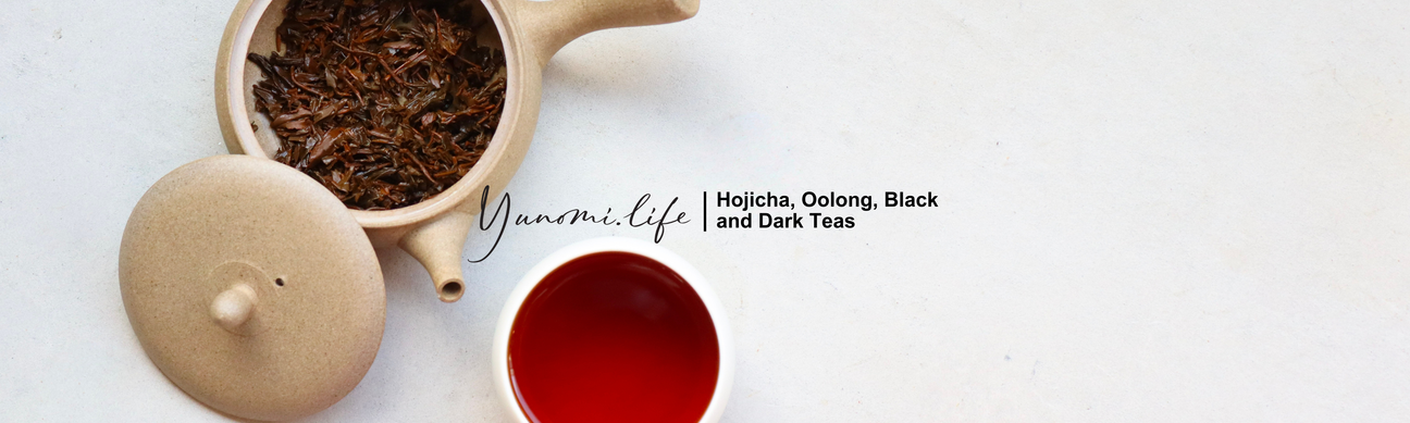 Hojicha, Oolong, Black, and Dark Teas