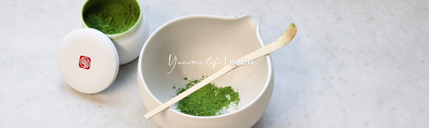 Matcha tea banner yunomi.life