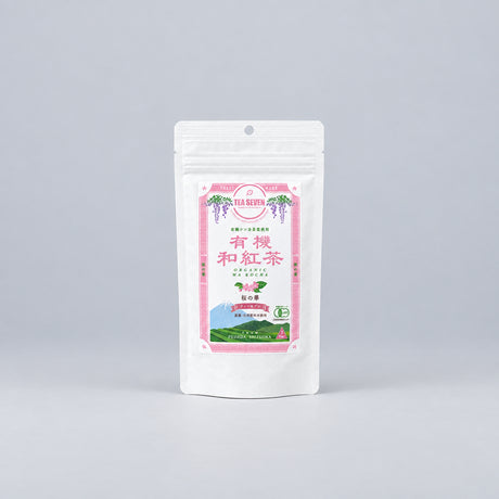 #0059 NaturaliTea (Tea Seven): Naturally Grown Black Tea with Sakura Leaves 桜葉入り有機和紅茶テイーバッグ 2g x 8 bags yunomi.life