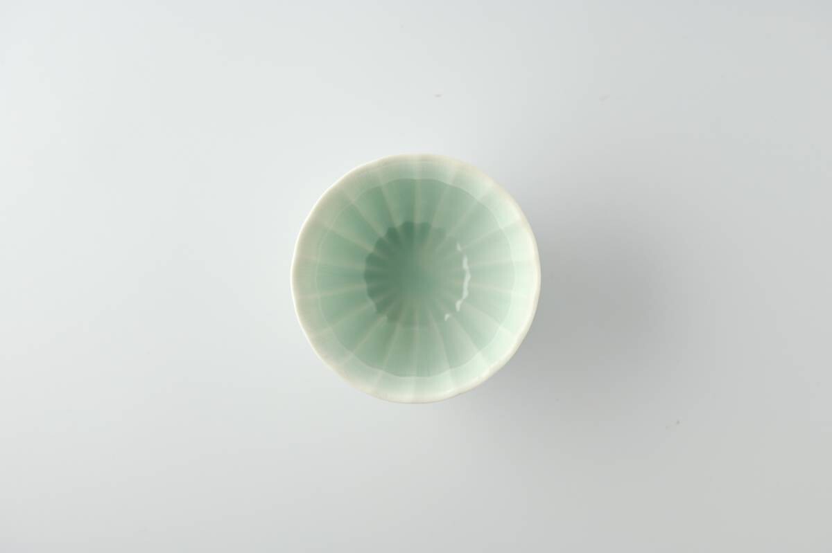 Yamani - Miyama Tableware: Sencha Tea Cup Suzune, Tea Green Color