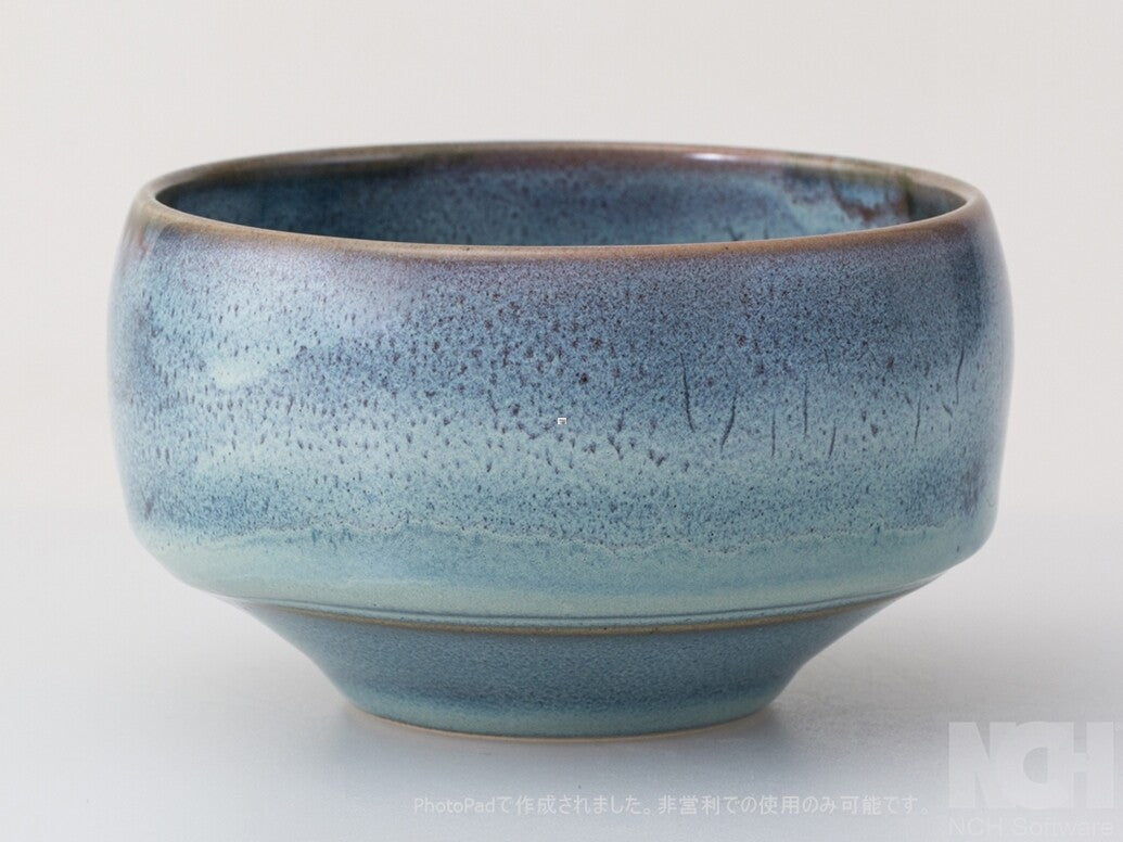 Saikai Ceramics: LIMITED EDITION - Hakuwan - Hekikai 碧海, Porcelain Matcha Bowl with Gift Box