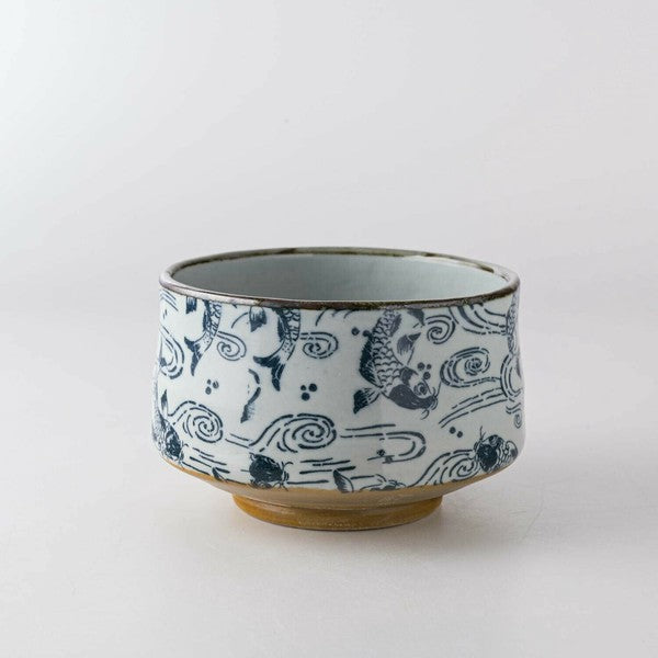 Oda Pottery: Sazanami Design posliinimukikuppi (sininen) 小田陶器さざなみマグカップ（ブルー）