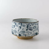 Oda Pottery: Sazanami Design posliinimukikuppi (sininen) 小田陶器さざなみマグカップ（ブルー）