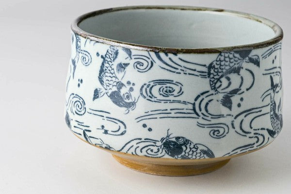 Oda Pottery: Sazanami Design posliinimukikuppi (sininen) 小田陶器さざなみマグカップ（ブルー）