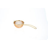 スリースノー：ステンレス茶こし（ゴールド） 共柄茶こし