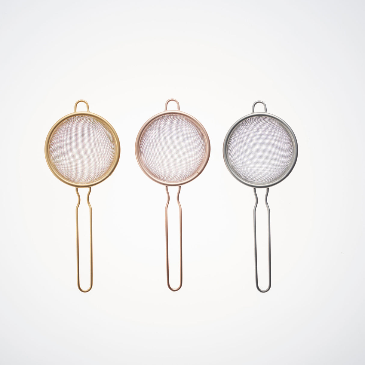 三雪：抹茶茶こし（ゴールド） 