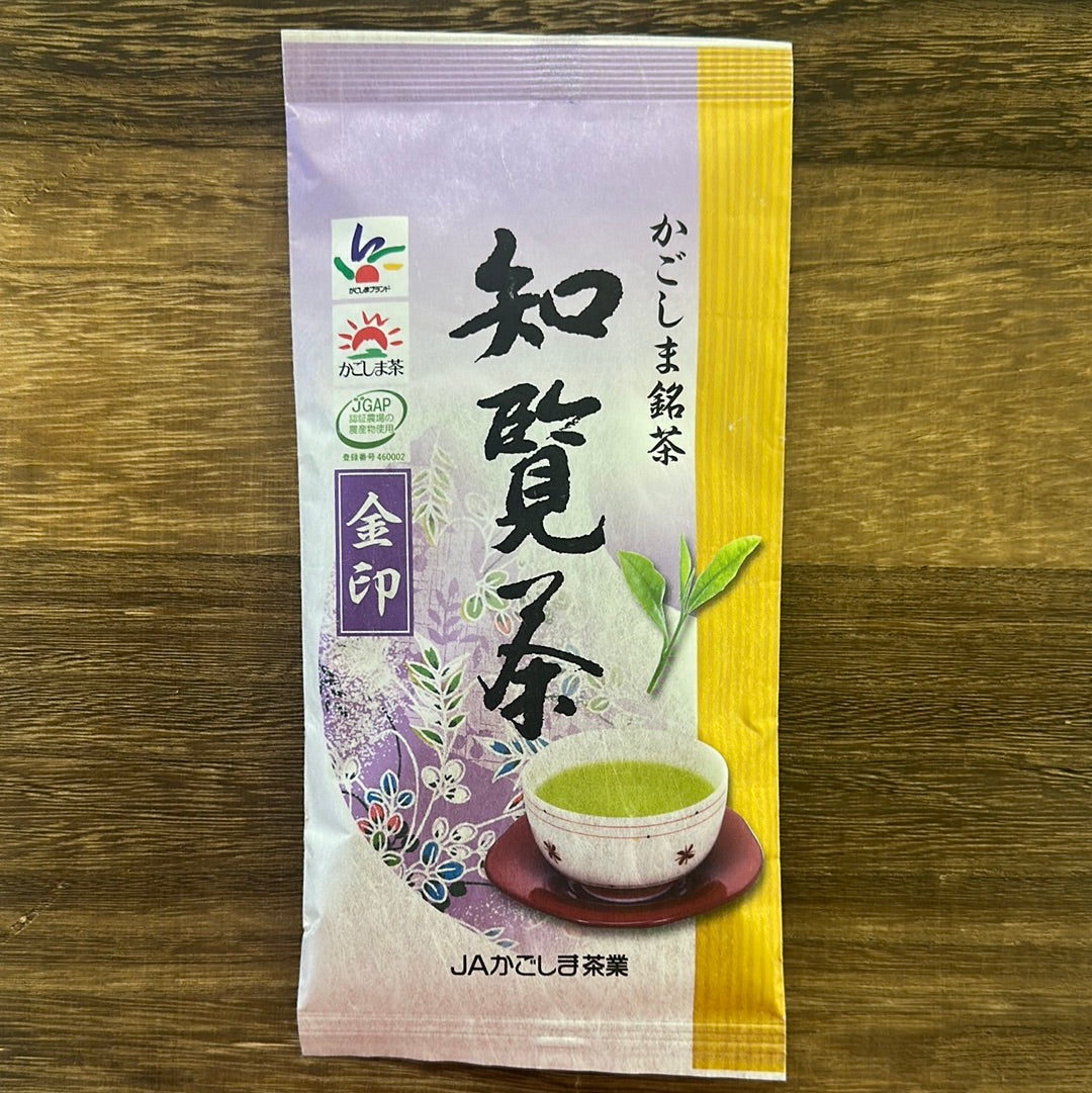 #0335.K2 JA Kagoshima Chagyo: Chirancha Fukamushicha, Gold Label 知覧茶  金印