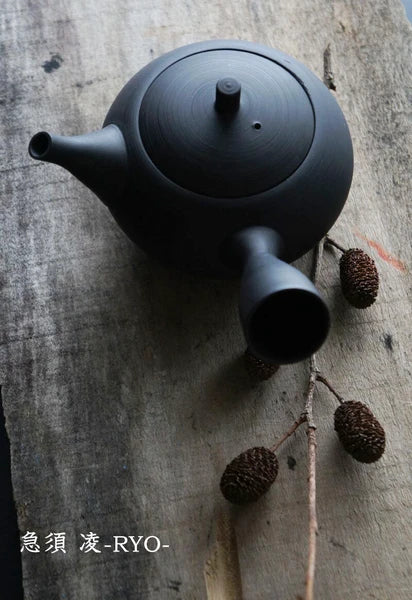 SALIU - Black Tokoname Kyusu Tea Pot -RYO-　急須 凌