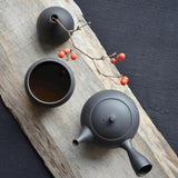 SALIU - Black Tokoname Kyusu Tea Pot -RYO-　急須 凌