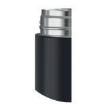 Lalaluctus ティーボトル - ステンレススチール製タンブラー（ティーストレーナー付き） - ダークグレー - 400 ml