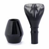 Resin Matcha Tea Whisk with holder (black/green/brown/beige)