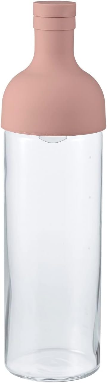 HARIO: Heat Resistant Glass Tea Bottle Pink yunomi.life 