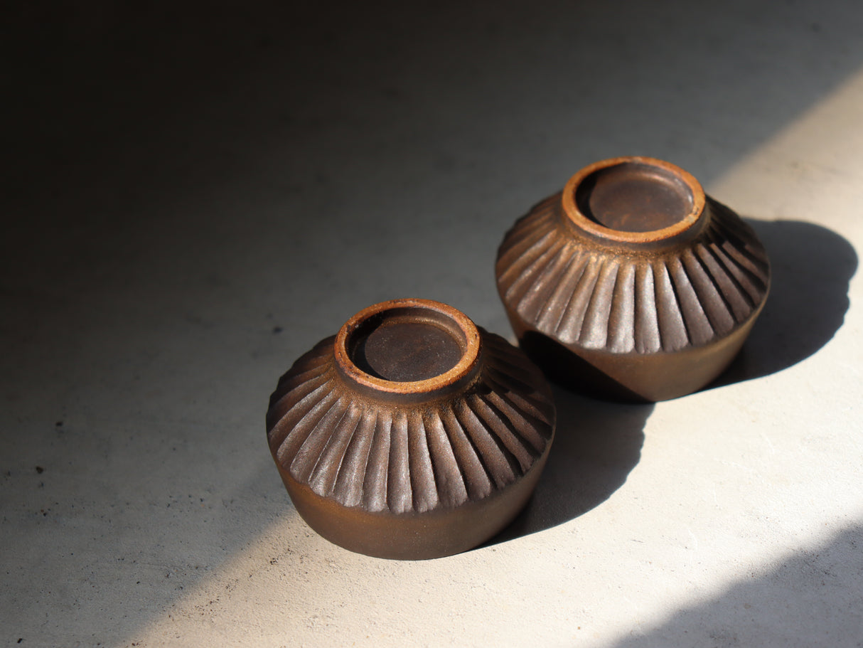 Emi Nakagawa: Handmade Bronzed Guinomi Cup