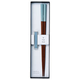 Ishida: TILE TALE Japanese Chopsticks with Ceramic Chopstick Rest Set yunomi.life