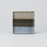 Kanesho Toki: Blue Woven Pattern Plate / 錦織 角皿 yunomi.life