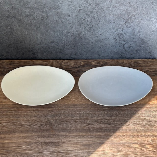 SALIU -YUI- Tea plate (gray, 2-plate set)