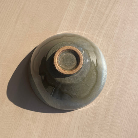 Light Hagi Natsume Matcha Bowl　うす萩夏目抹茶碗 【日本製 陶器】back