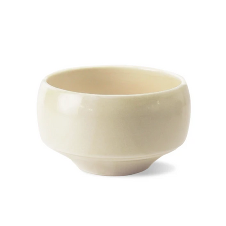 Saikai Keramiikka: Hakuwan - Zouge 象牙, Ivory Posliini Matcha Bowl ja lahjapakkaus