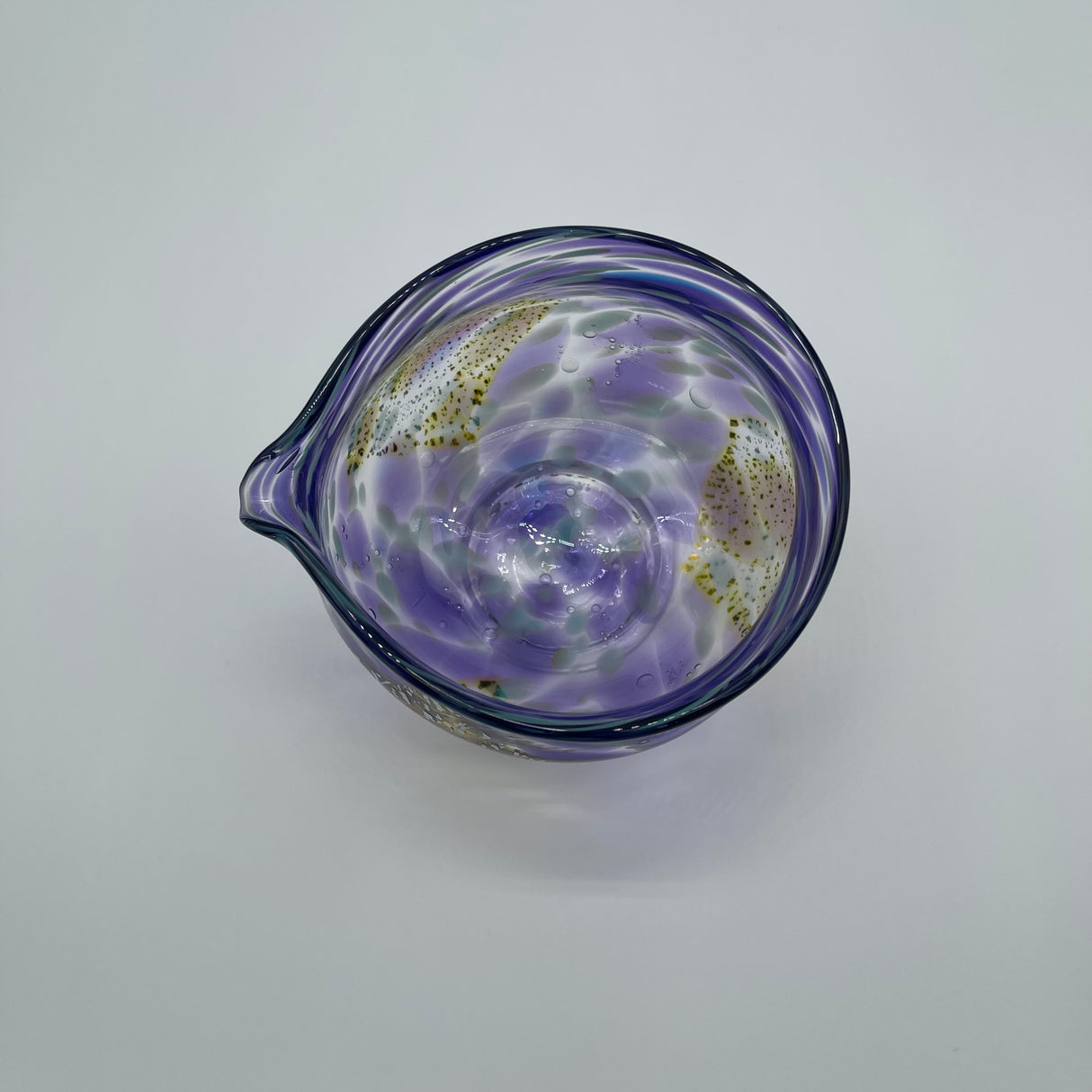 Suikaen: Crystal Series (Katakuchi Chawan Glass Matcha Bowl with Spout ) SORA yunomi.life 2