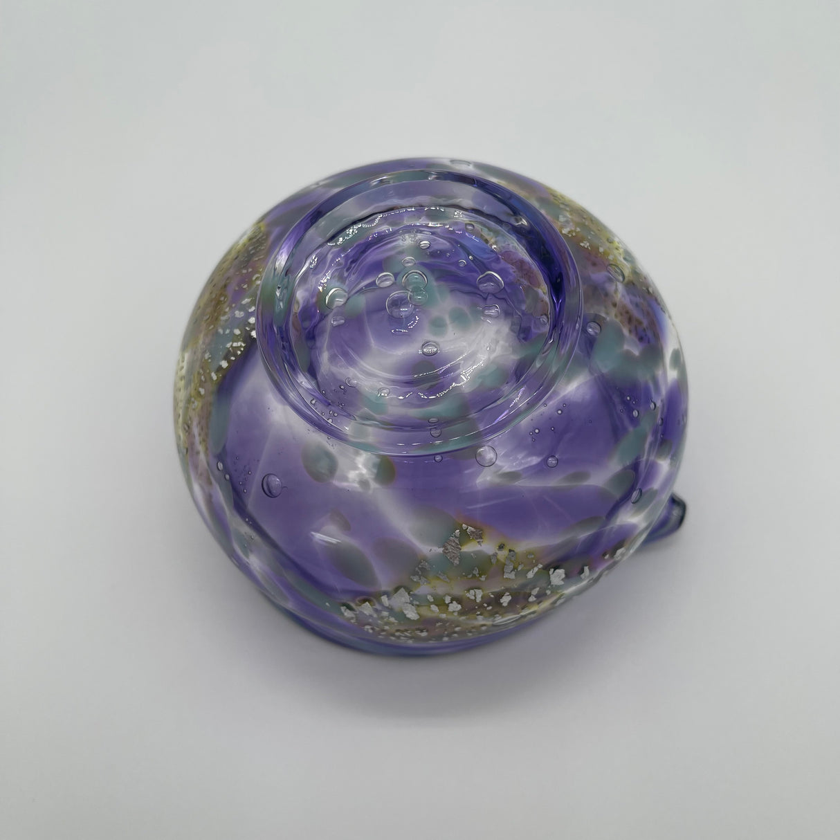 Suikaen: Crystal Series (Katakuchi Chawan Glass Matcha Bowl with Spout ) SORA yunomi.life 5