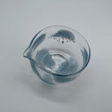 Suikaen: Crystal Series (Katakuchi Chawan Glass Matcha Bowl with Spout ) UMI yunomi.life 4