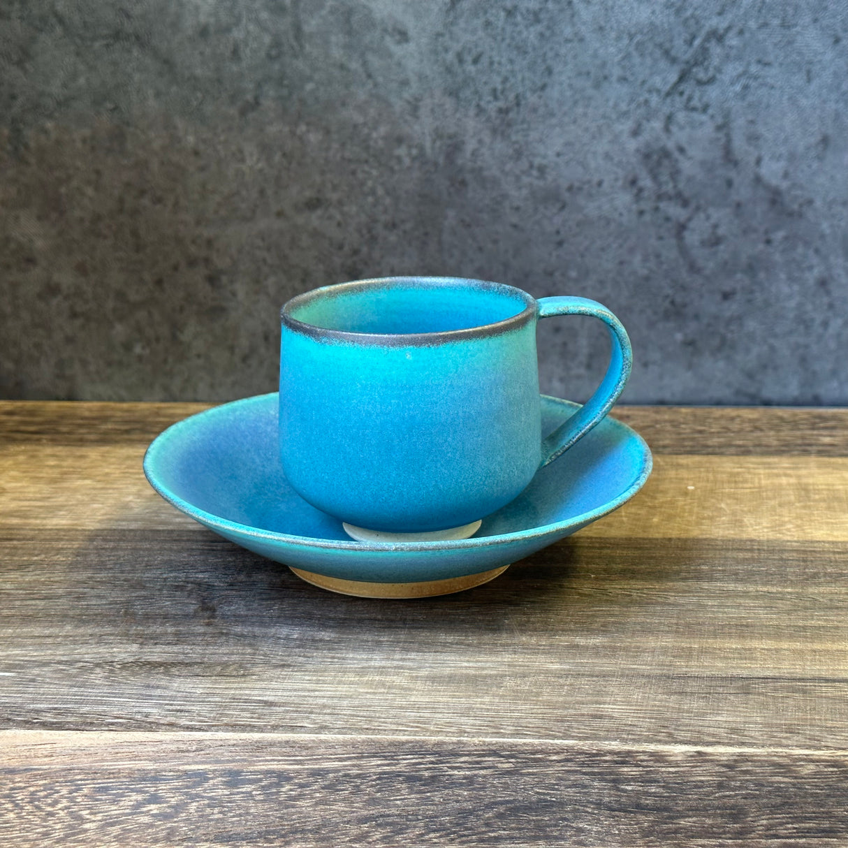 Oiso Studio: Sea Blue Cup & Saucer