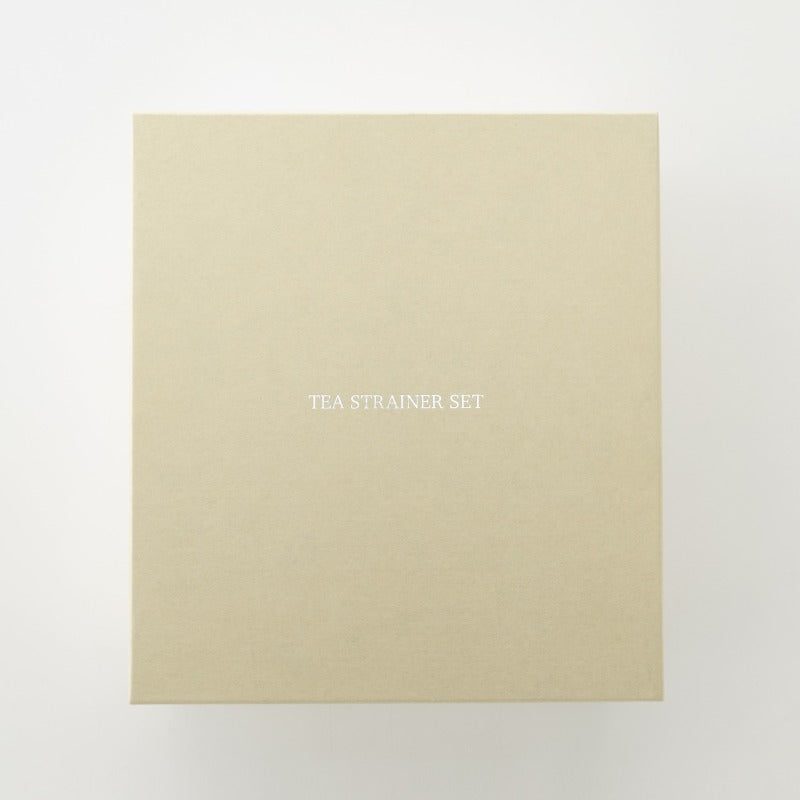 スリースノー：茶こしとガラス急須セット（ピンクゴールド） 