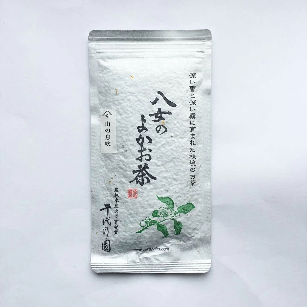 Chiyonoen-teepuutarha: #04: Vuoristossa kasvatettu yksittäinen lajike Sencha, Yama no Ibuki 山の息吹 (luonnollisesti kasvanut)