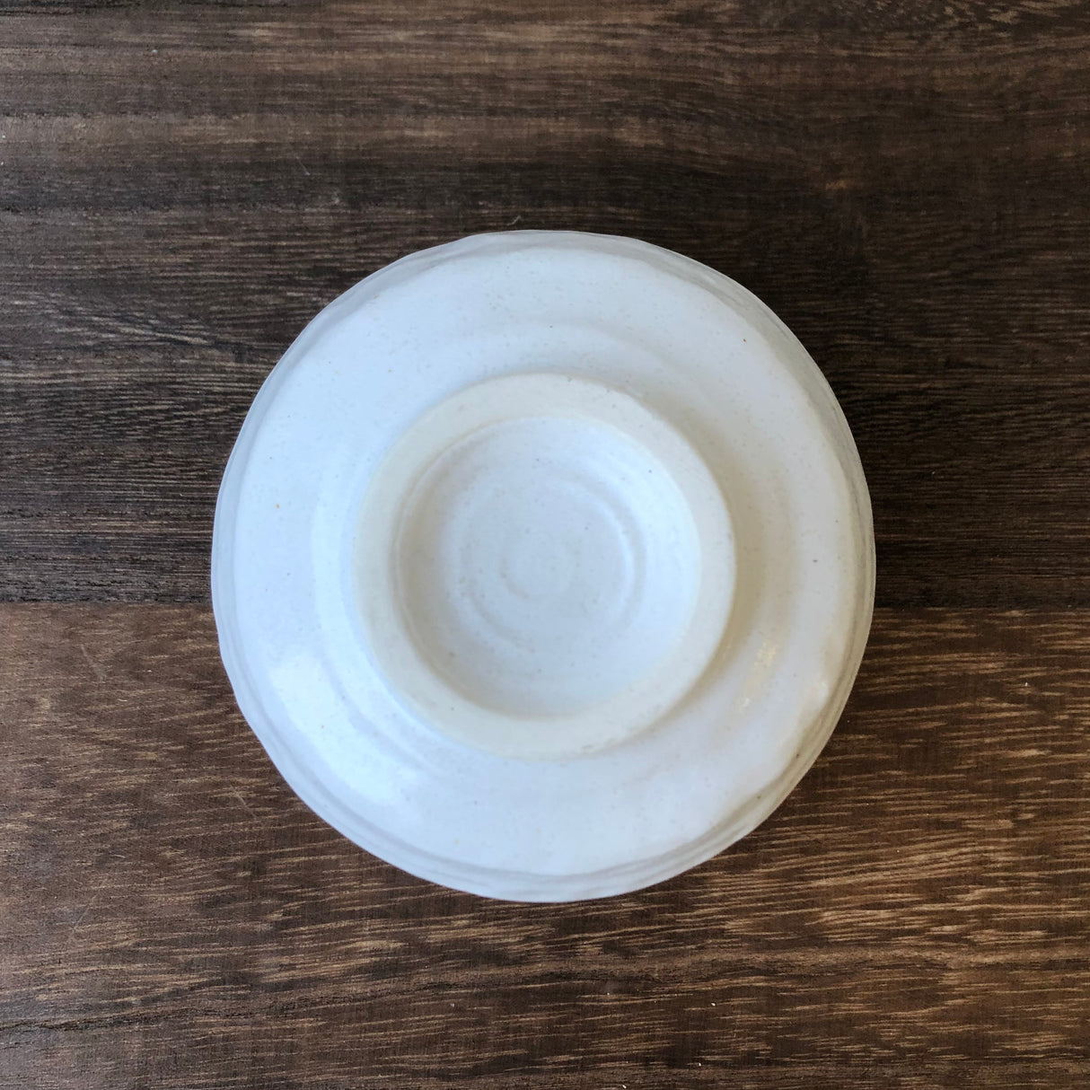 Kizoku Club: White Bizen-yaki Mini Matcha Bowl