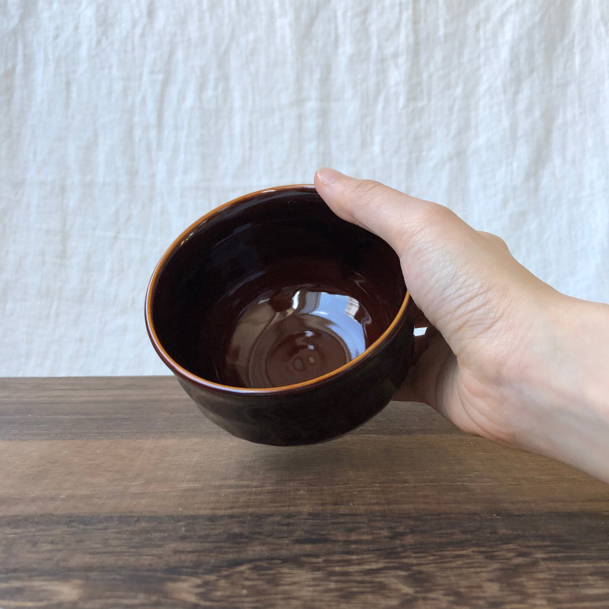 Kizoku Club: Red-Brown Mini Matcha Bowl