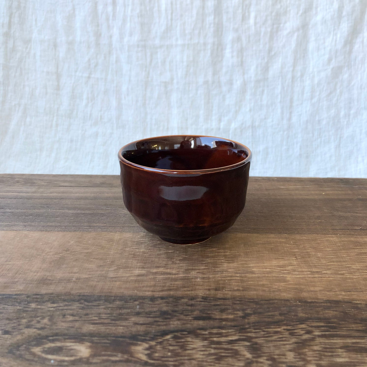 Kizoku Club: Red-Brown Mini Matcha Bowl