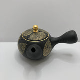 Isobe Ceramics mi124: Tokoname Kyusu Shouhou 200 ml 金彩木の葉 - Yunomi.life