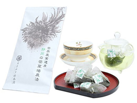 Kaneroku Matsumoto Tea Garden: Sobacha green tea 蕎麦緑茶ティーバッグ - Yunomi.life