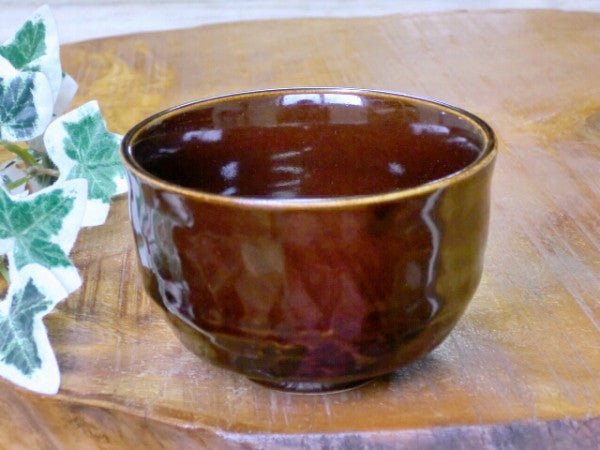 Kizoku Club: Red-Brown Mini Matcha Bowl - Yunomi.life