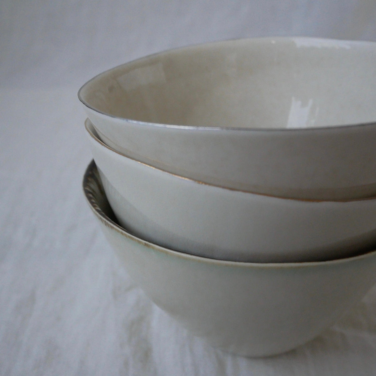 Kodama Toki: CLICK Bowl 0.5l /13cm Silver - Yunomi.life