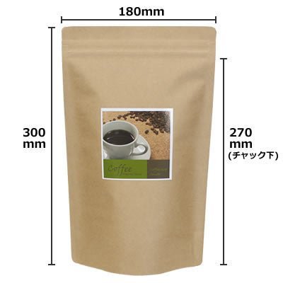 Seiwa 50218: Resealable craft stand-up bag 180 x 300 - Yunomi.life