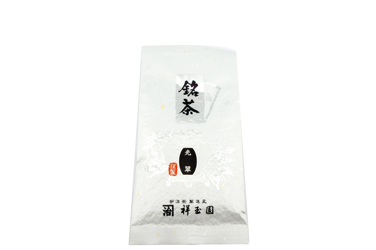 Shogyokuen: Gyokushin Mecha, Kousui 光翠 - Gyokuro Green Tea Leaf Tips - Yunomi.life